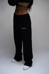 Oversized Black LOGO Trousers