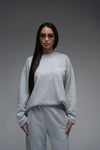 Oversized Grey LOGO Sweatshirt