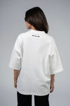 Money is my religion - White Oversized T-shirt