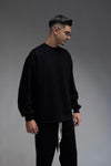 F/W Black Oversized Sweatshirt