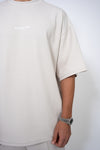 MM THE LABEL -  Nude Oversize T-shirt