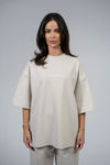 MM THE LABEL - Nude Oversized T-shirt