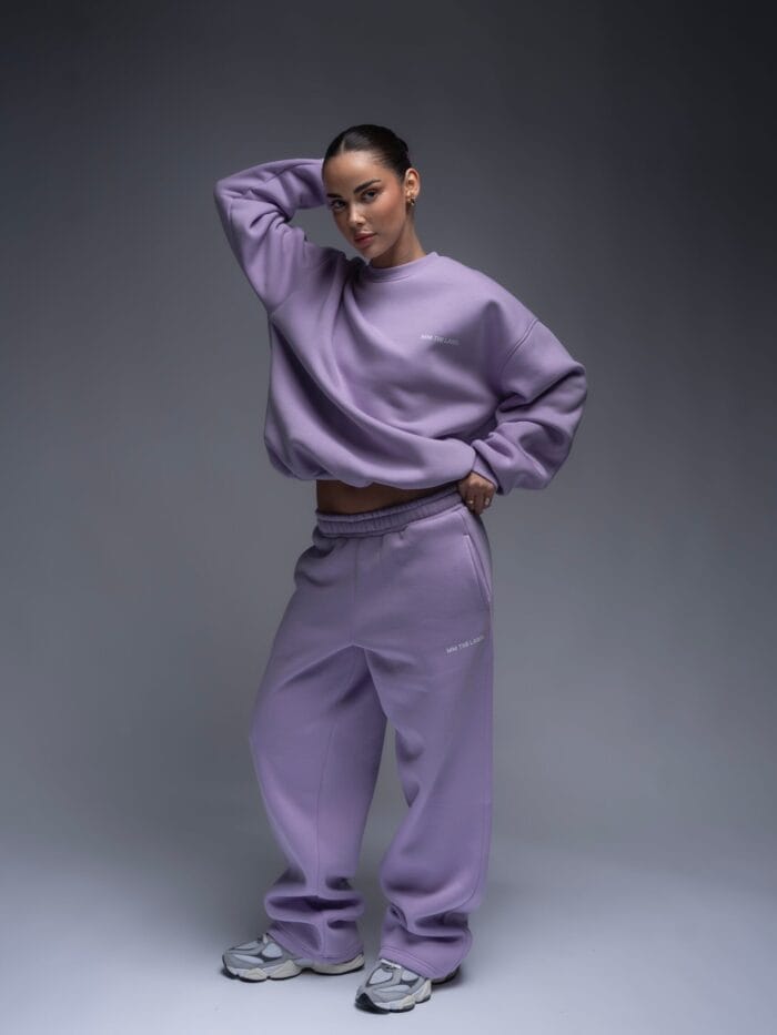 Lilac Sweatshirt Tracksuit