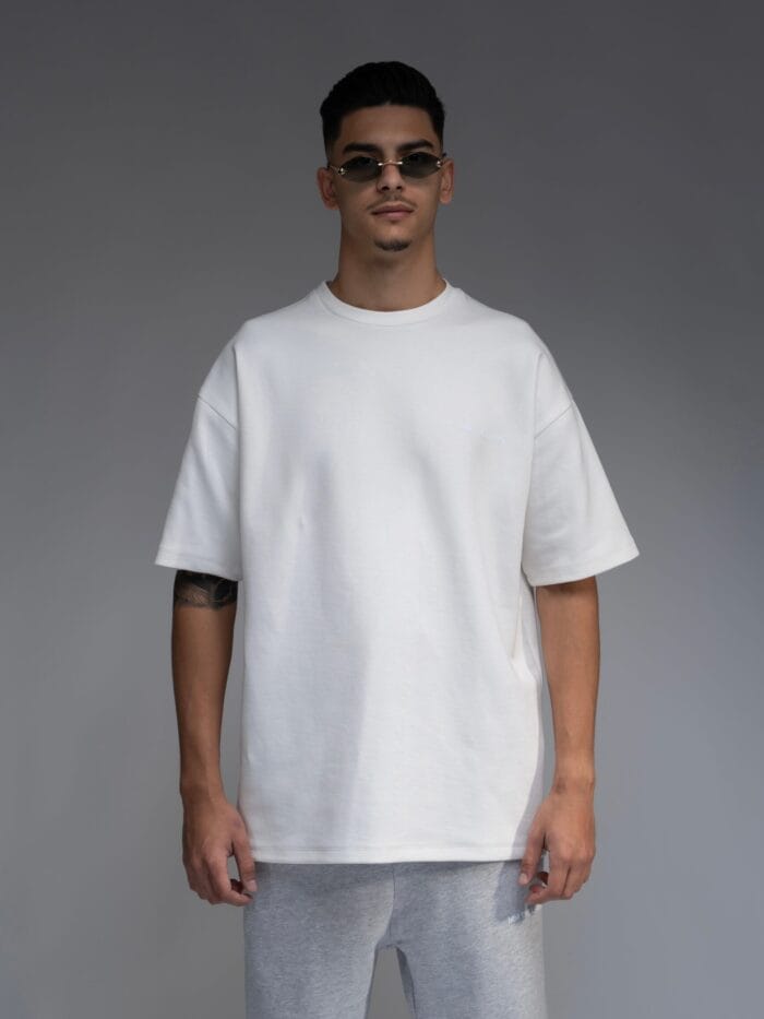 MM THE LABEL - All White Oversized T-Shirt
