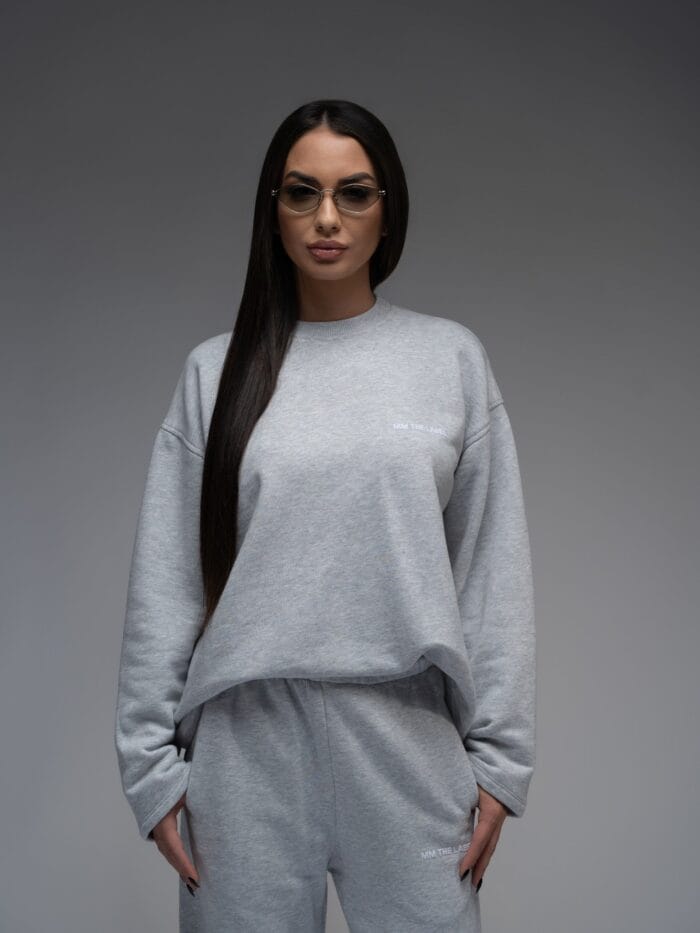 Oversized Grey LOGO Sweatshirt
