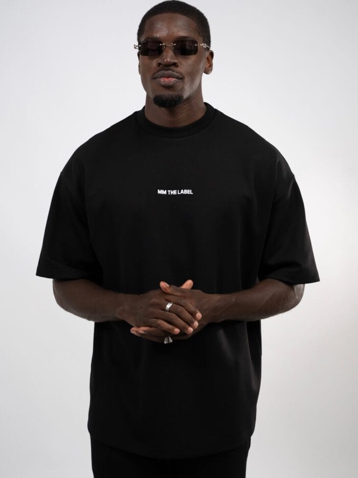 MM THE LABEL - Black Oversized T-Shirt