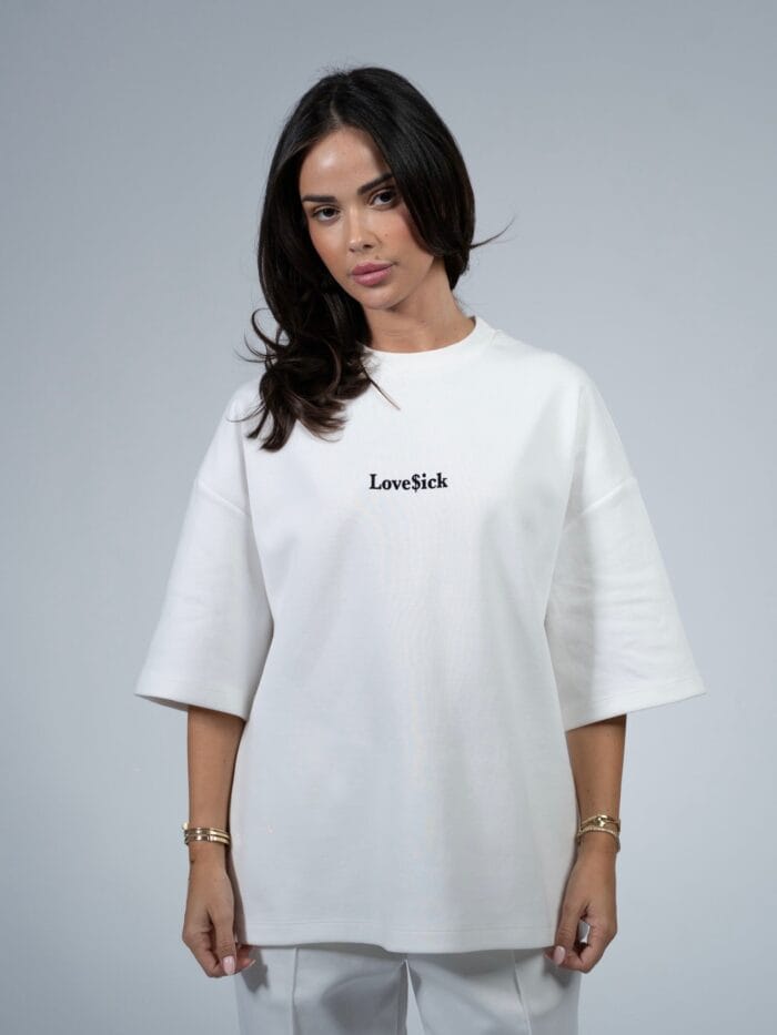 Love$ick - White Oversized T-Shirt